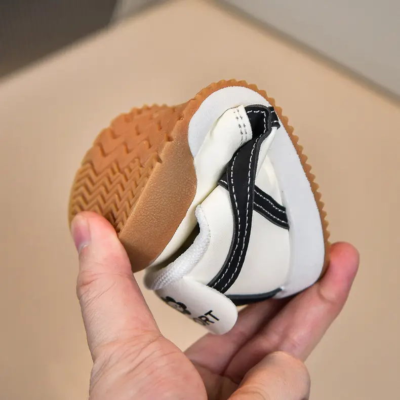 White Kids Sneakers with Velcro Closure — feature 42