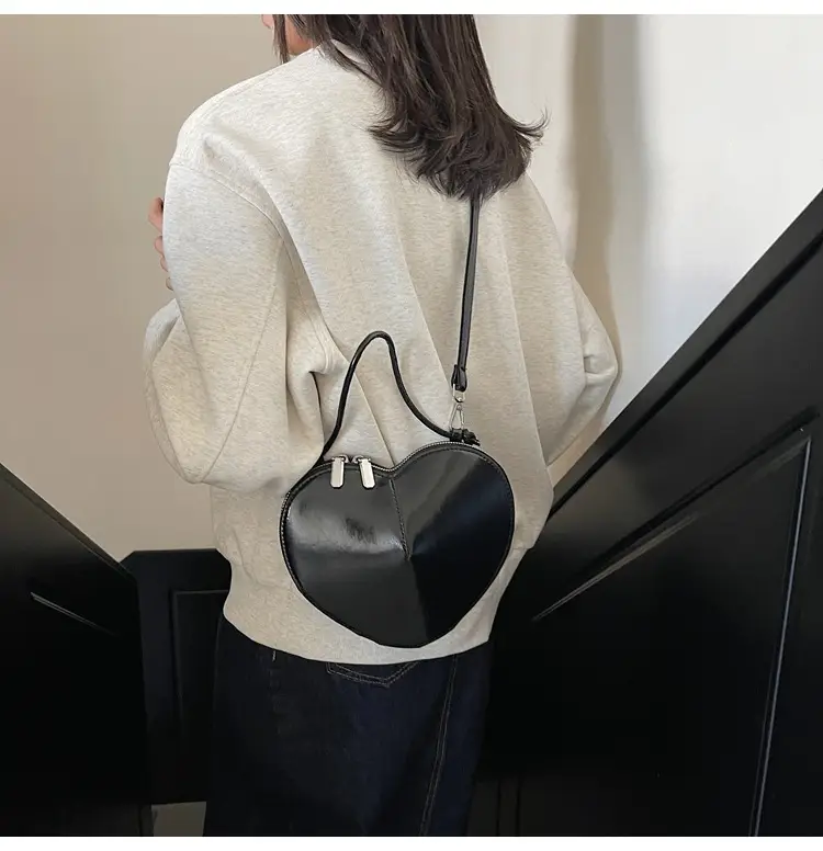 White Heart-Shaped Crossbody Bag for Women — feature 31