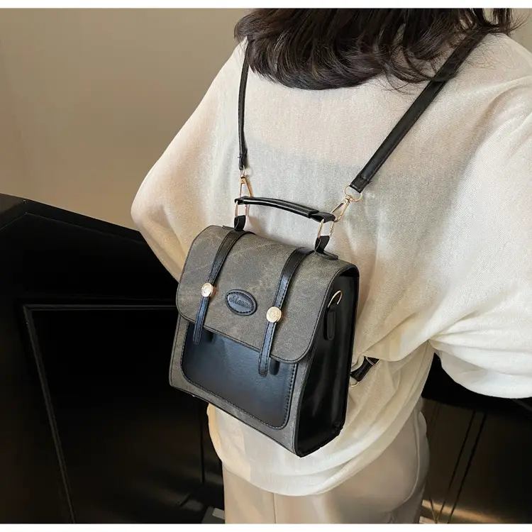 Women's 2024 Winter Shoulder Bag Blue Brown — feature 14