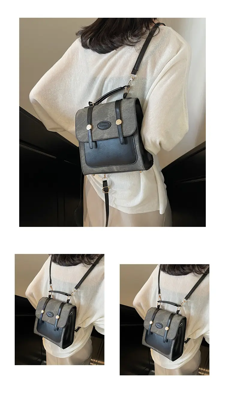 Women's 2024 Winter Shoulder Bag Blue Brown — feature 16