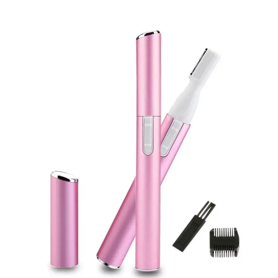 Pink Electric Eyebrow Trimmer for Women & Men - Image 6