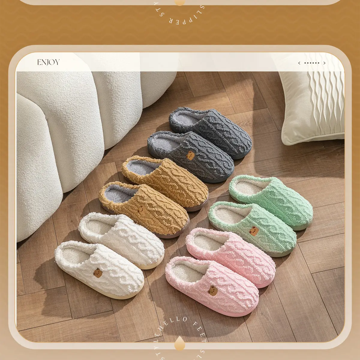 Women Cotton Slippers Autumn 2025 Non-Slip Soft — feature 19
