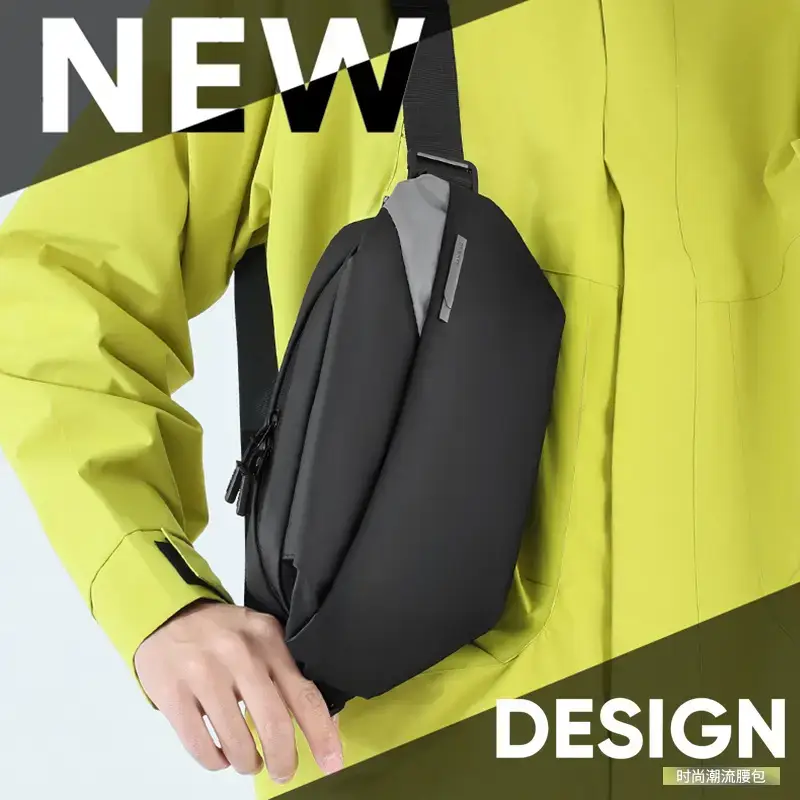 Men's Casual Crossbody Bag for Motorcycle & Sports Use - Image 9