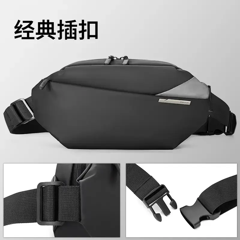 Men's Casual Crossbody Bag for Motorcycle & Sports Use - Image 2