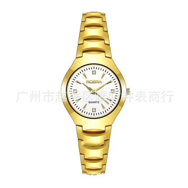 Couple Quartz Watch Steel Band Classic Round Dial - Image 2