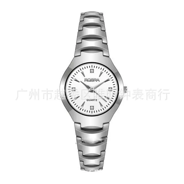 Couple Quartz Watch Steel Band Classic Round Dial - Image 3