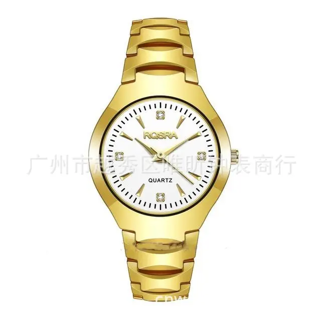 Couple Quartz Watch Steel Band Classic Round Dial - Image 4