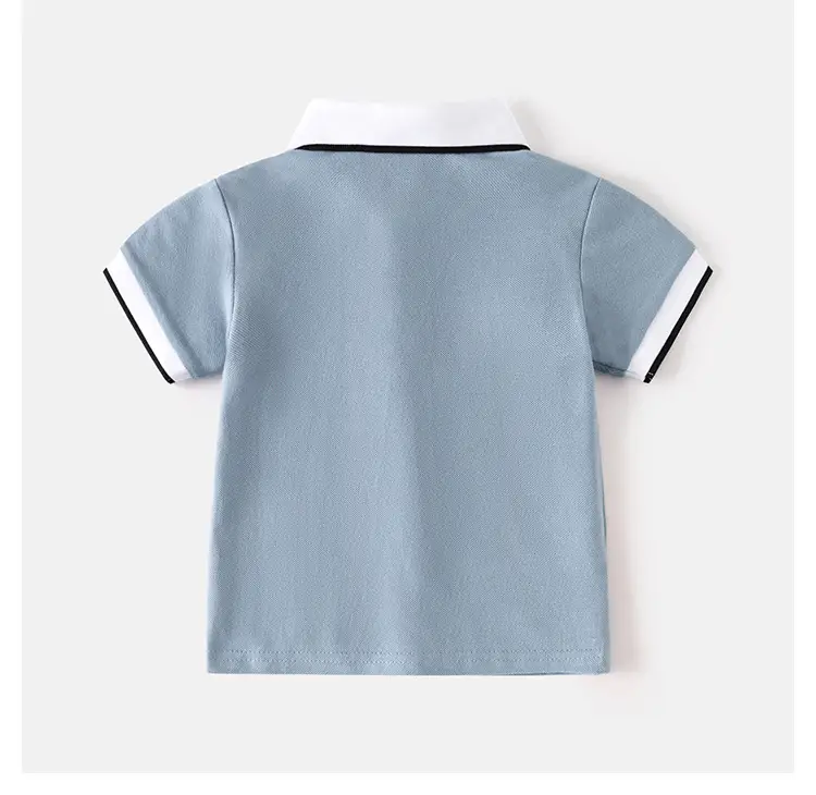 Kids Polo T-Shirt Grey 2026 New Style β feature 13