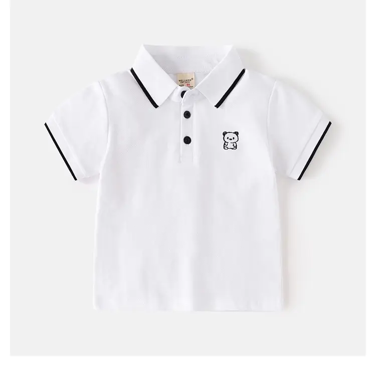 Kids Polo T-Shirt Grey 2026 New Style β feature 15