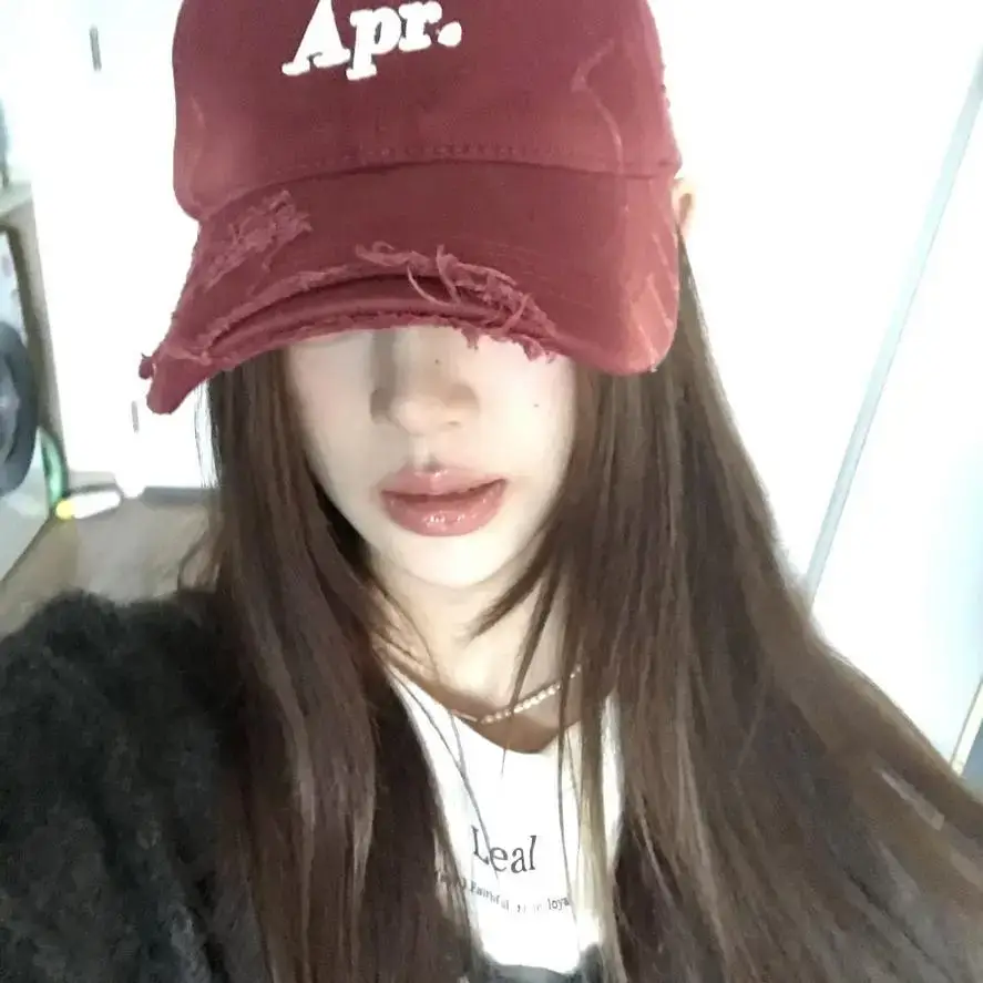 Double II Hooded Baseball Hat Brown Ripped - Image 12