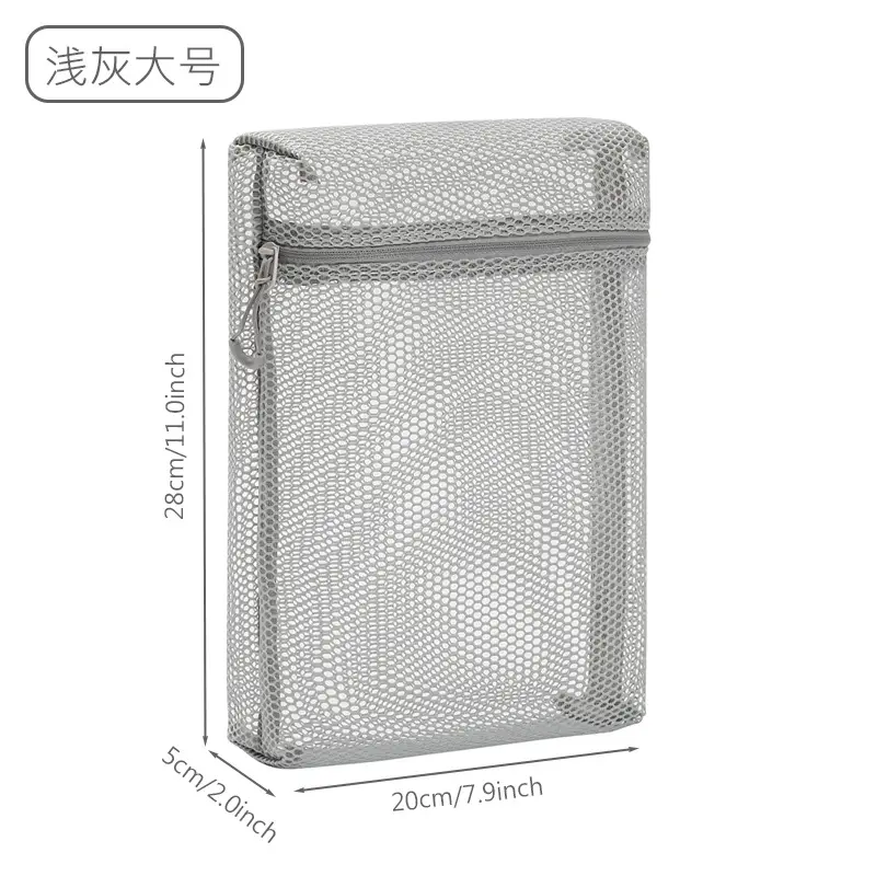 Women's Portable Mesh Cosmetic Travel Bag 25x33x9cm