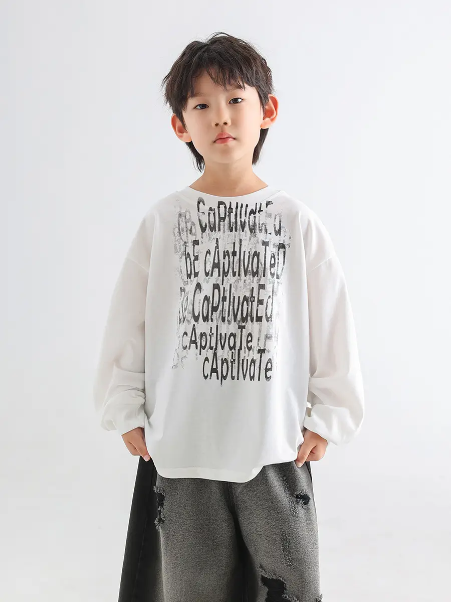 Boys Korean Style T-Shirt 2026 New Model - Image 2