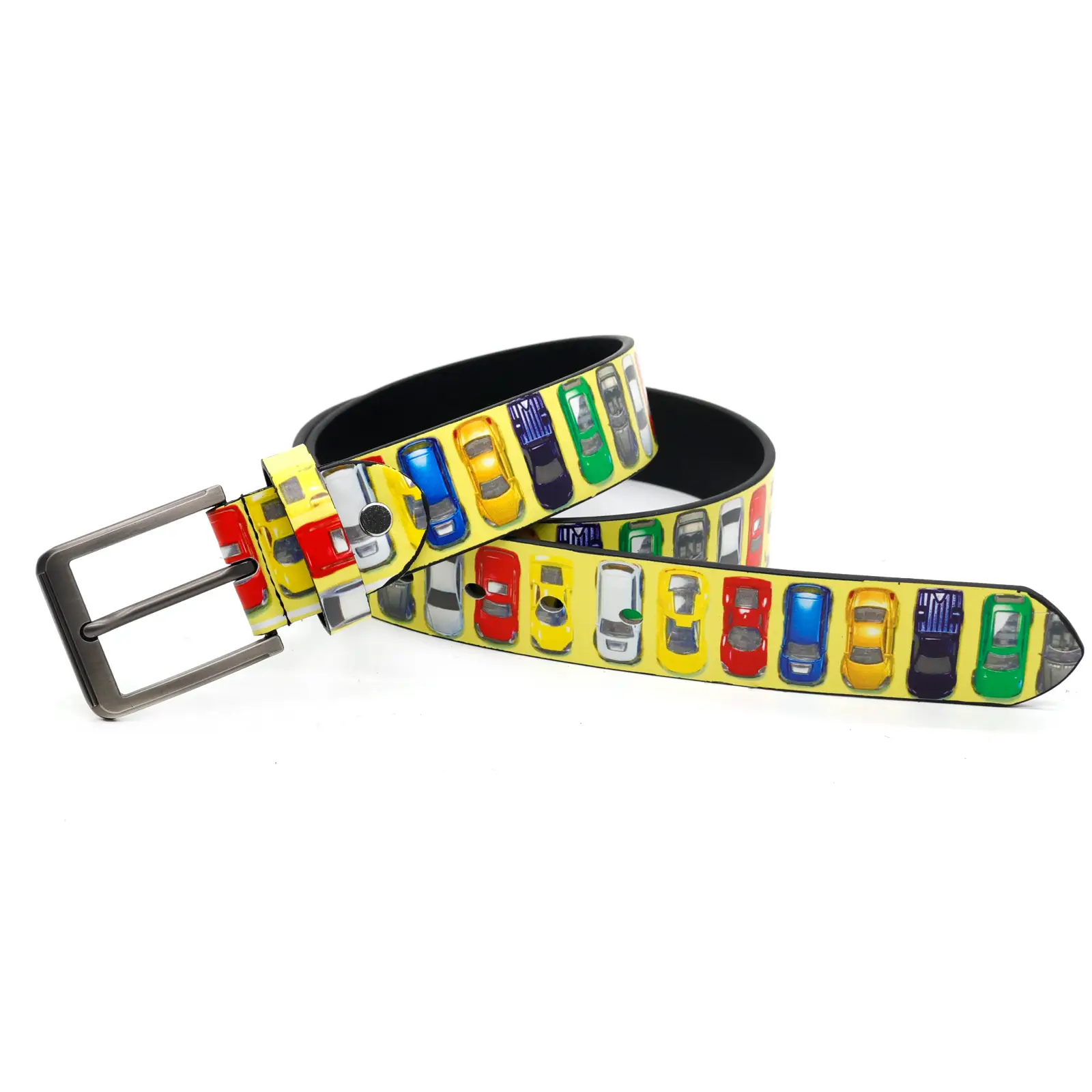 Cross-border Belt Women's Fashion Punk Personality Trend Decorative Printed Belt Men's Alloy Pin Buckle High-end Sense Belt for Men - Image 3