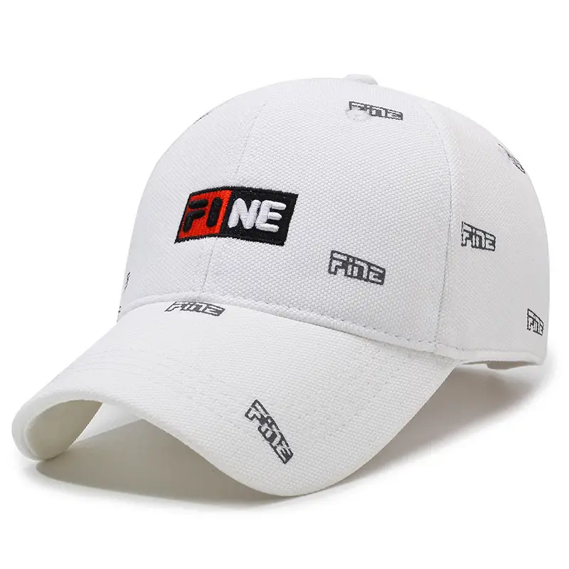 Korean Style Black Baseball Cap with Embroidered Logo - Image 2