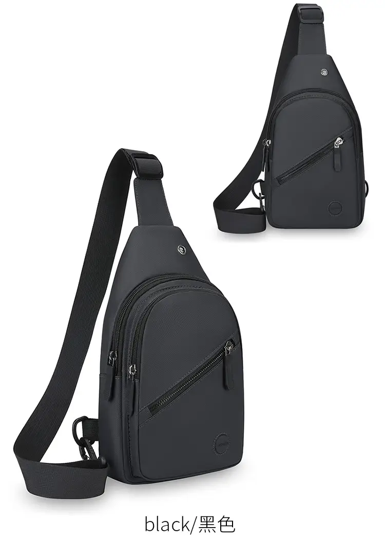 Men's Waterproof Crossbody Bag Blue Large Capacity — feature 21