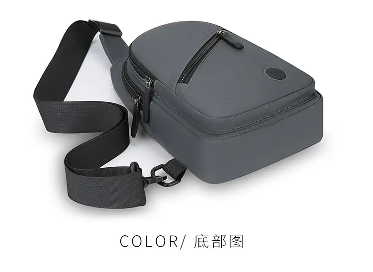 Men's Waterproof Crossbody Bag Blue Large Capacity — feature 27