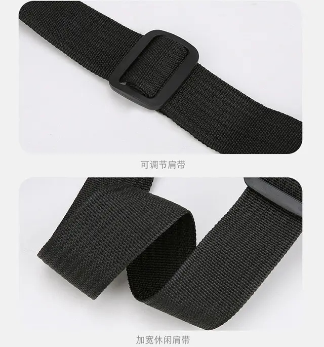 Men's Crossbody Phone Bag Gray Casual Waterproof Belt — feature 31