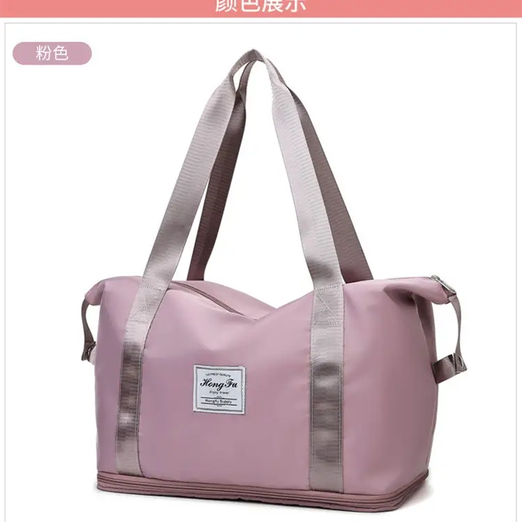Women's Foldable Sports Bag with Waterproof Luggage Bag - Image 5