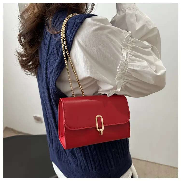 Women Korean Small Black Messenger Bag 2024 Winter — feature 10