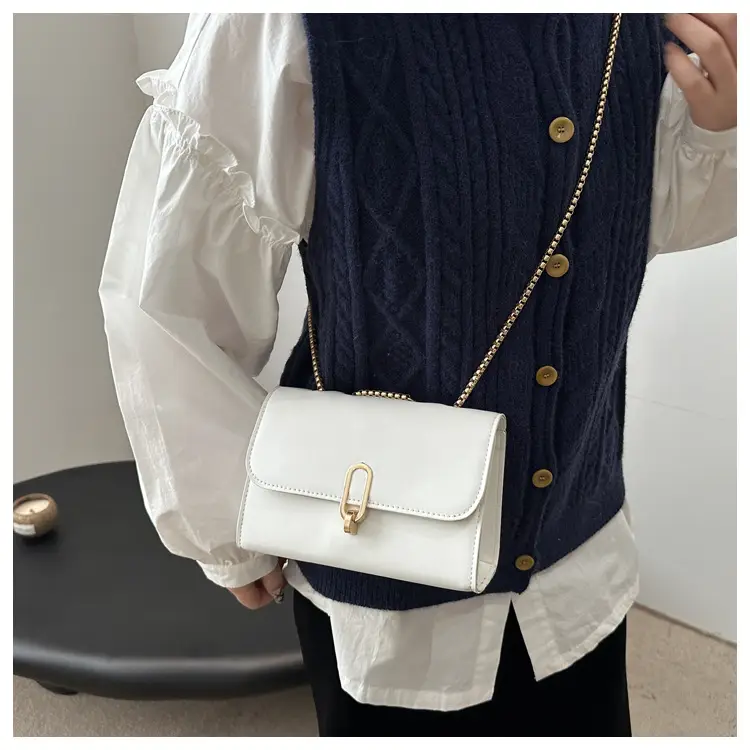 Women Korean Small Black Messenger Bag 2024 Winter — feature 9
