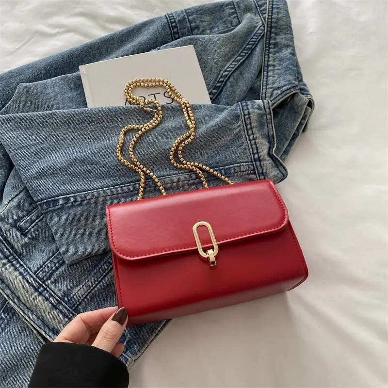 Women Korean Small Black Messenger Bag 2024 Winter - Image 3