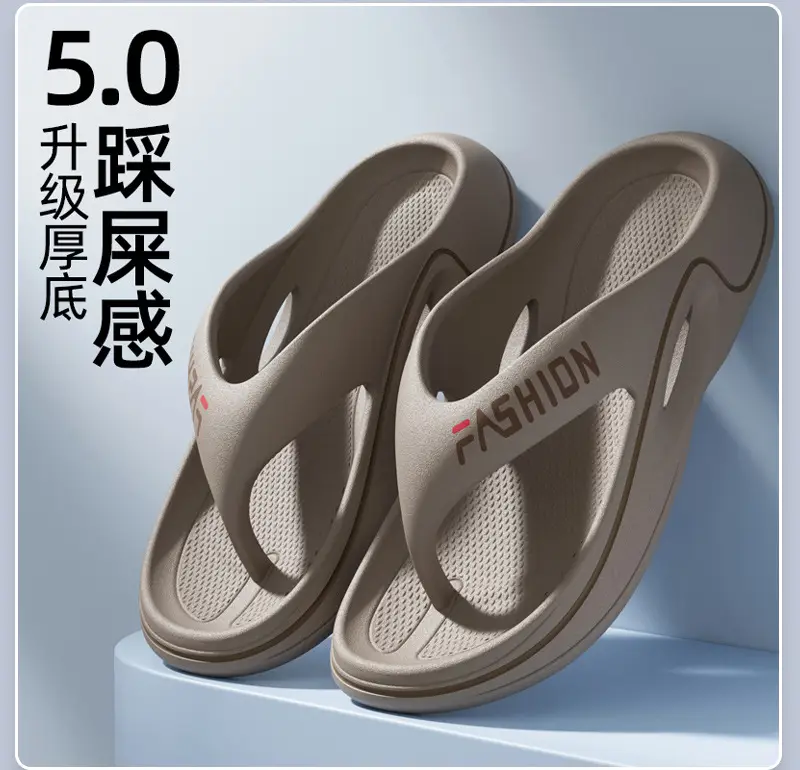 Men's Black EVA Flip-Flops with Non-Slip Sole — feature 18