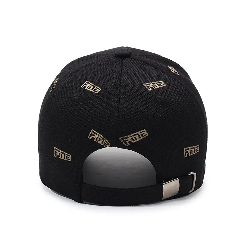Korean Style White Baseball Cap with Embroidered Logo - Image 8