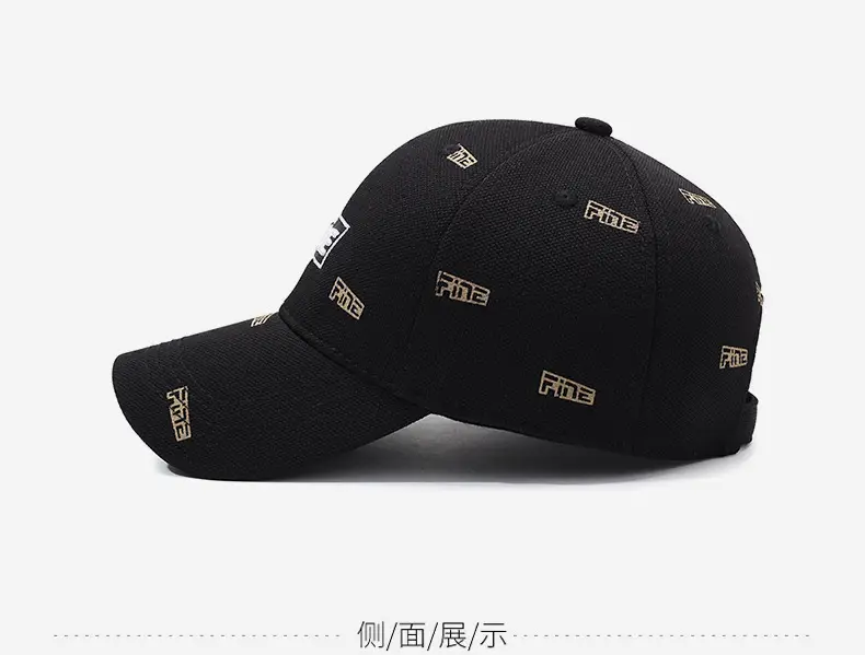 Korean Style White Baseball Cap with Embroidered Logo — feature 10