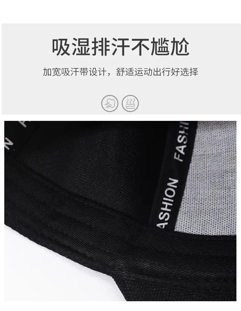 Korean Style White Baseball Cap with Embroidered Logo — feature 3