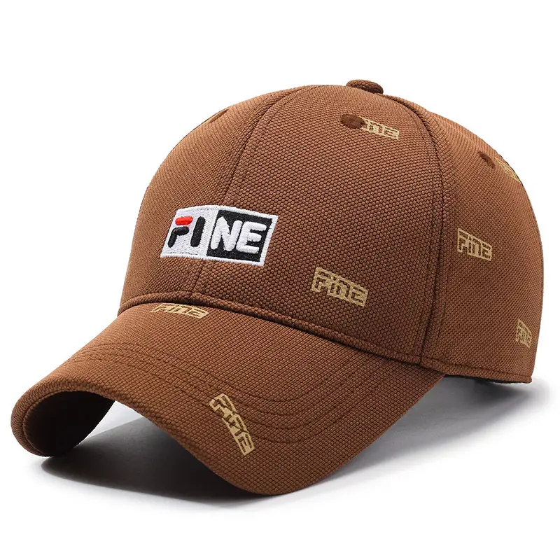 Korean Style White Baseball Cap with Embroidered Logo - Image 3