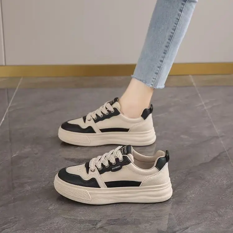 Women's Thick White Veneer Casual Sneakers 2025 — feature 9