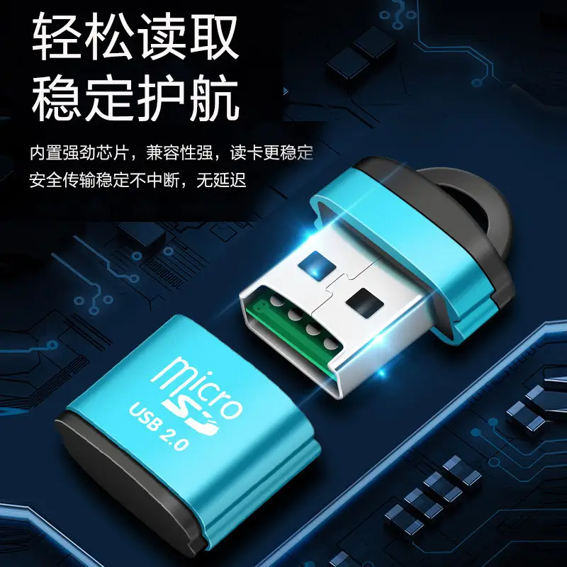 USB 2.0 Mini Card Reader for Car & Mobile Phones - Image 7
