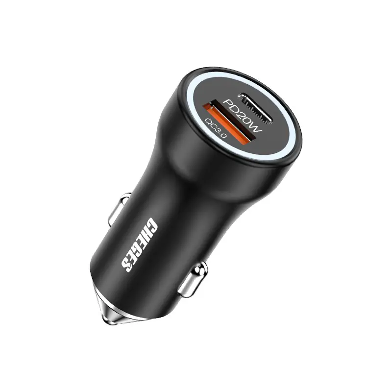 Super Fast Charging Car Charger 40W USB Metal - Image 6