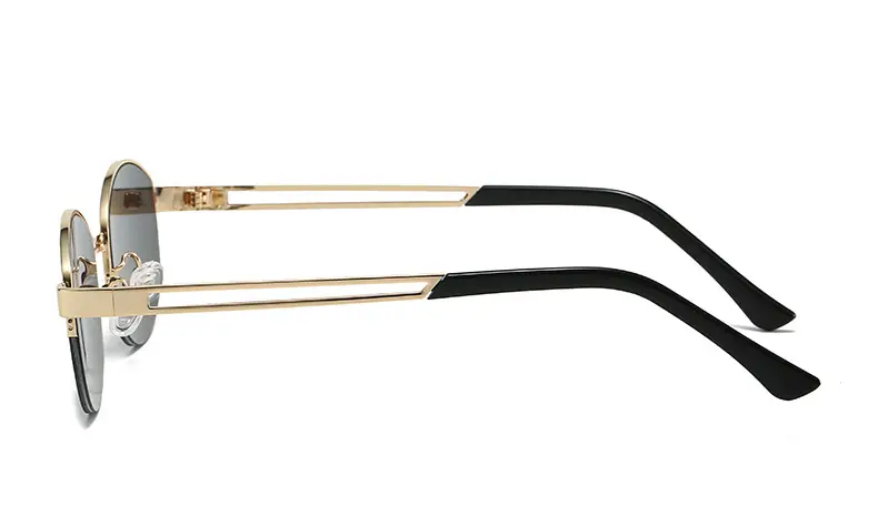 French Style Sunglasses Women Retro Small Frame Brown Tinted — feature 13