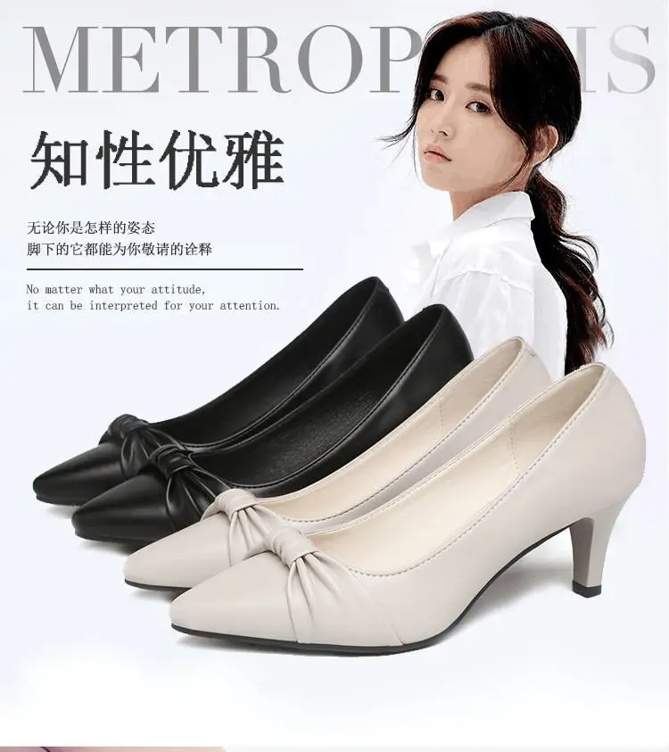 2025 Spring White Heels for Women High Heels Non Slip — feature 1