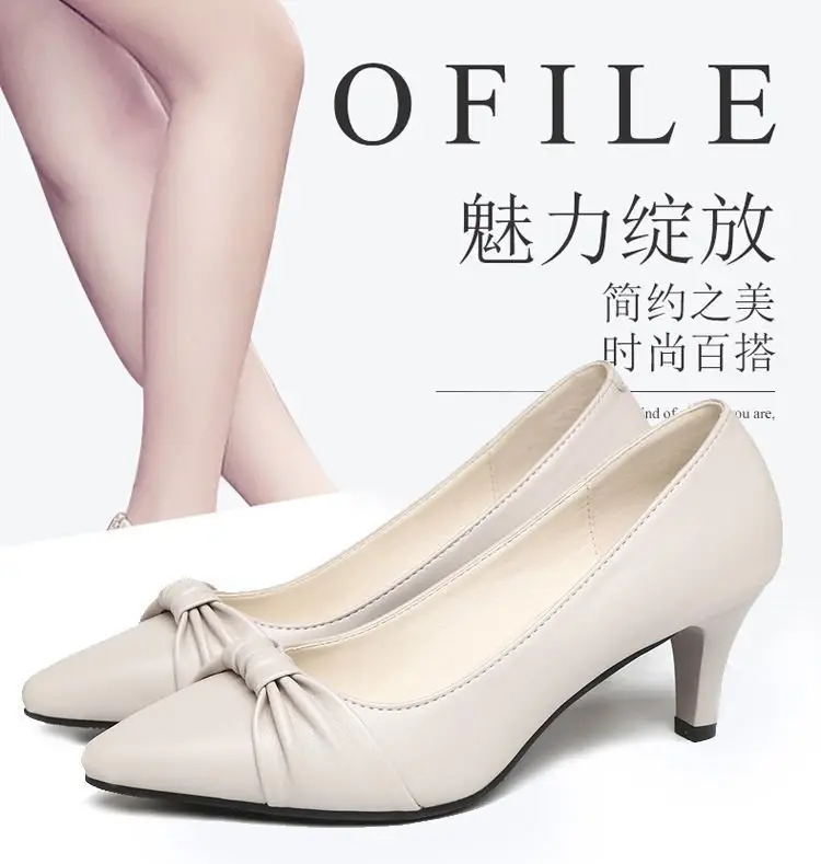 2025 Spring White Heels for Women High Heels Non Slip — feature 2