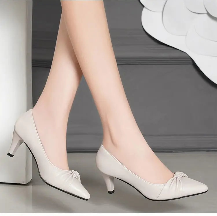 2025 Spring White Heels for Women High Heels Non Slip — feature 3