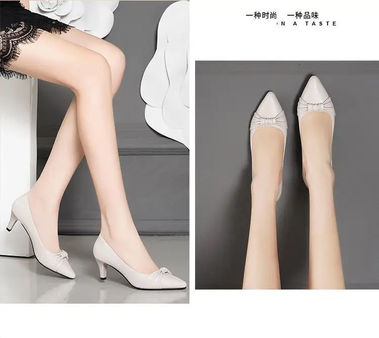 2025 Spring White Heels for Women High Heels Non Slip — feature 5