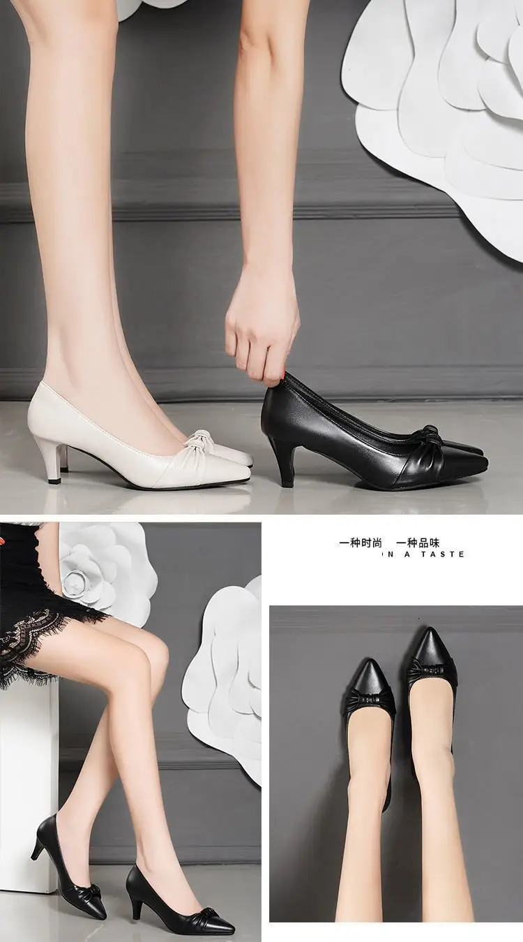 2025 Spring White Heels for Women High Heels Non Slip — feature 6