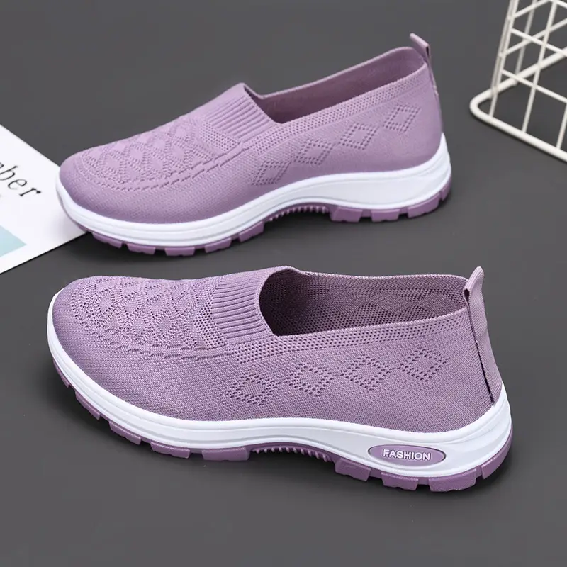 Shoes for Women 2025 Spring Cross-Border Dropshipping Casual Women's Shoes Breathable and Comfortable Middle-Aged and Elderly Mother's Shoes