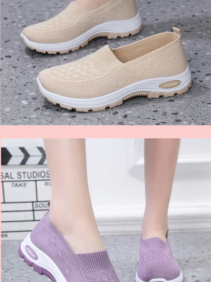 Shoes for Women 2025 Spring Cross-Border Dropshipping Casual Women's Shoes Breathable and Comfortable Middle-Aged and Elderly Mother's Shoes — feature 12