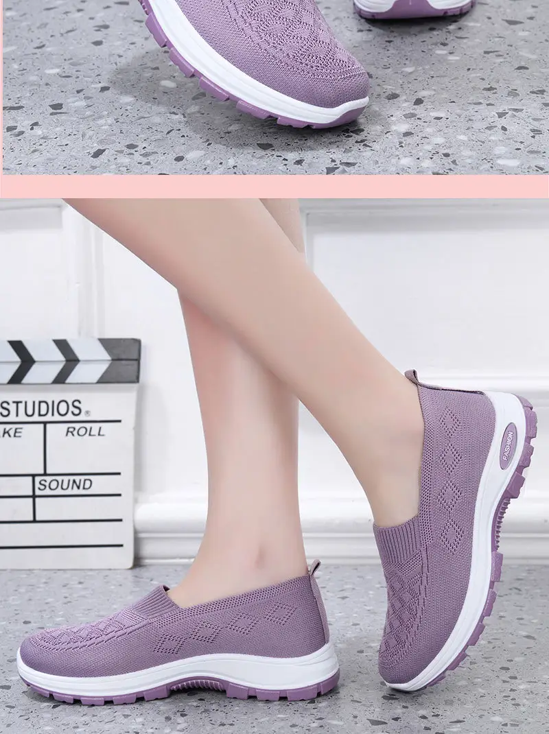 Shoes for Women 2025 Spring Cross-Border Dropshipping Casual Women's Shoes Breathable and Comfortable Middle-Aged and Elderly Mother's Shoes — feature 13