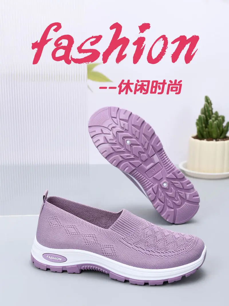 Shoes for Women 2025 Spring Cross-Border Dropshipping Casual Women's Shoes Breathable and Comfortable Middle-Aged and Elderly Mother's Shoes — feature 2
