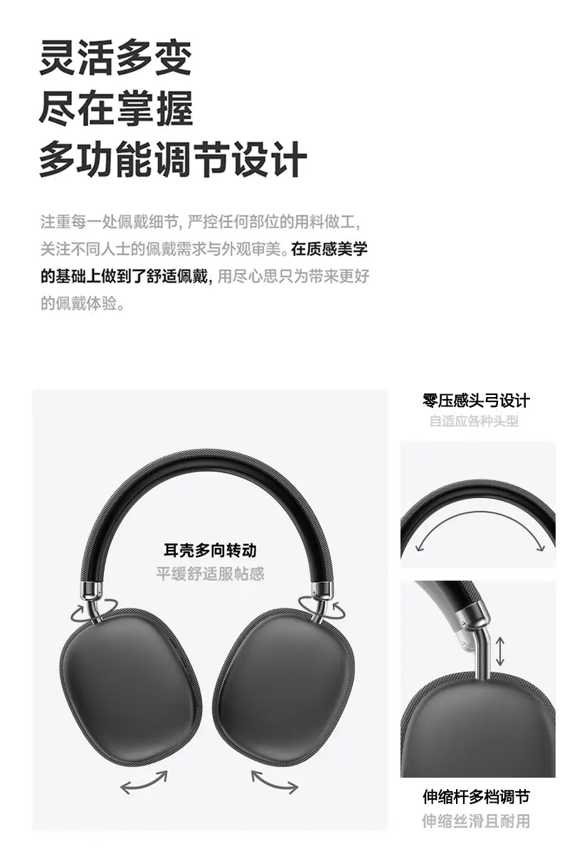 Wireless Bluetooth Headset with Heavy Bass & CE/ROHS/FCC β feature 11