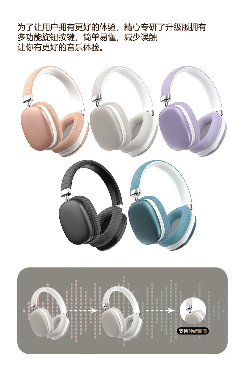 Wireless Bluetooth Headset with Heavy Bass & CE/ROHS/FCC β feature 12