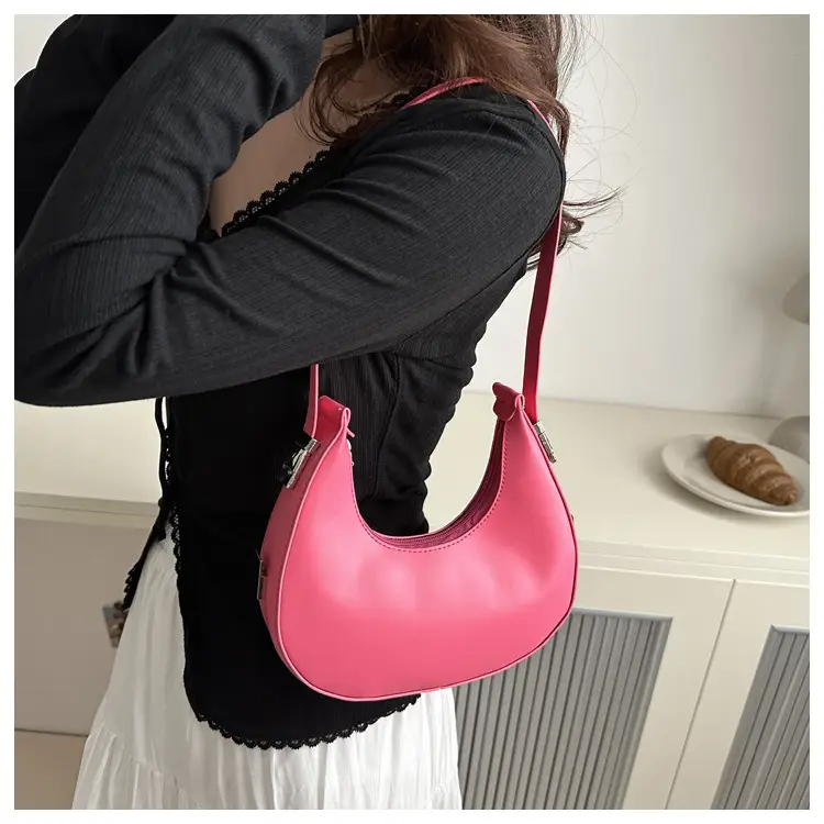 Women's French Style Beige Shoulder Bag 2024 - Image 10