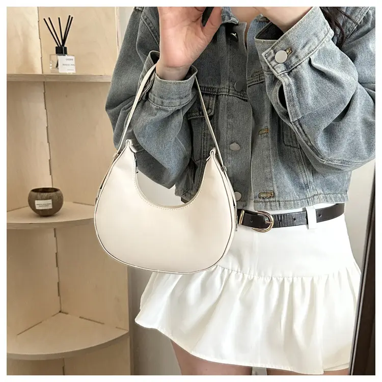 Women's French Style Beige Shoulder Bag 2024 — feature 18