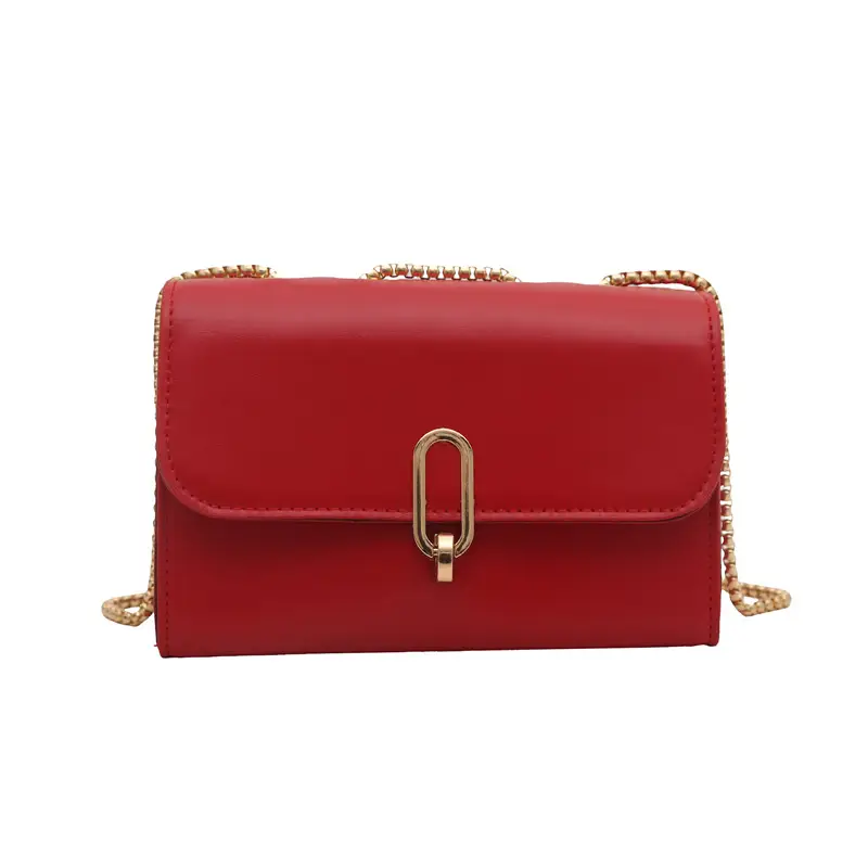 Red Western-style Korean Shoulder Bag 2025 - Image 4