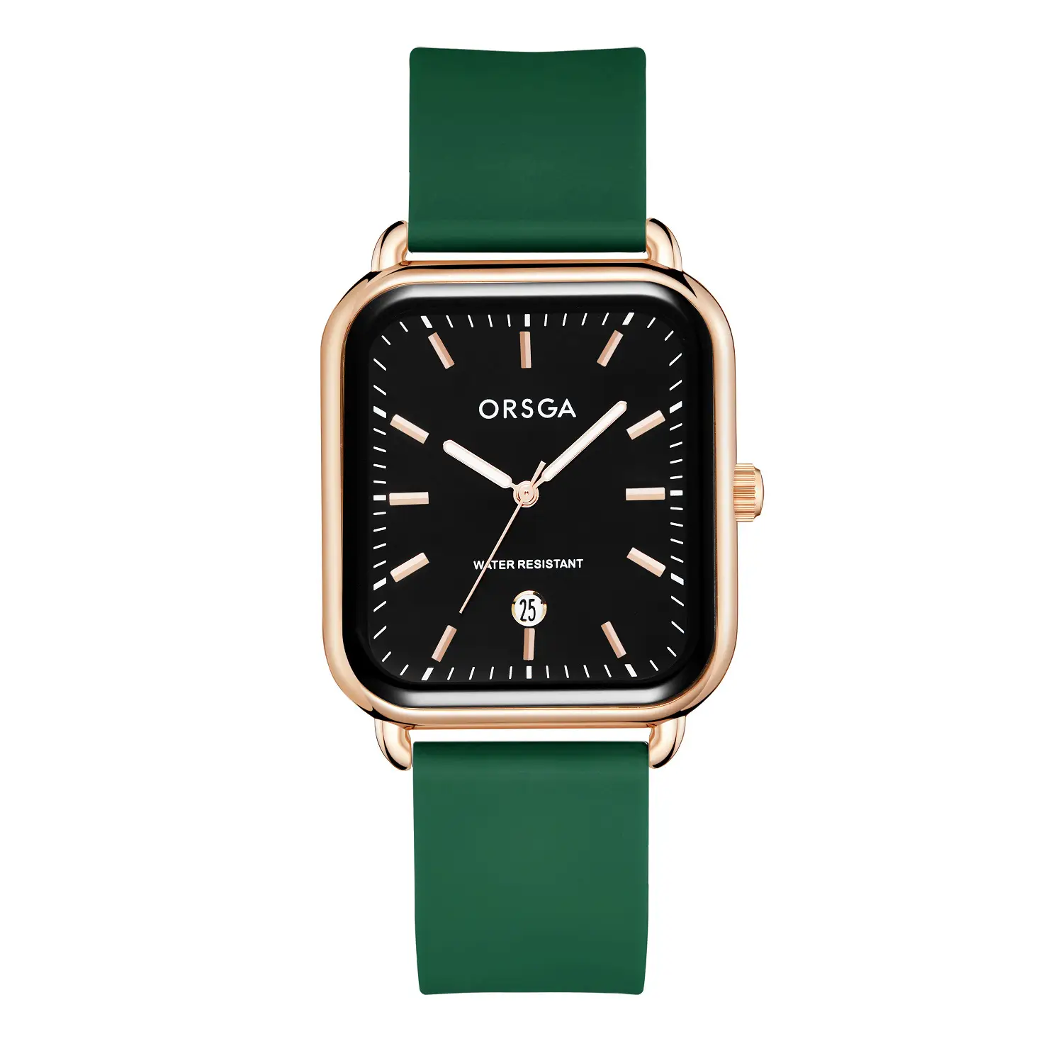 ORSGA Women's Square Watch with Rose Gold Band - Image 21