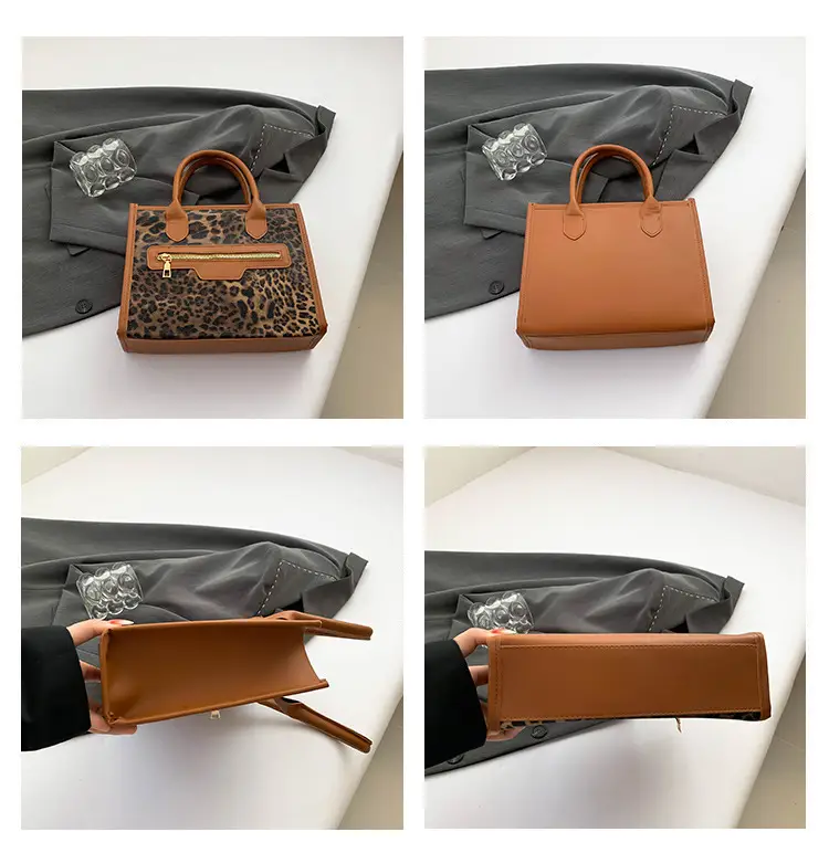 European Leopard Print Large Capacity Women's Shoulder Bag — feature 9